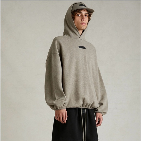 Fear of God Heather Grey Hoodie - Picture 3 of 7